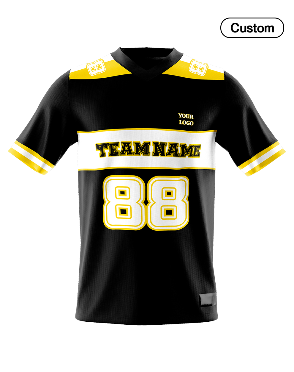 Custom American Football Jersey - Pattern Design - Personalized Jersey