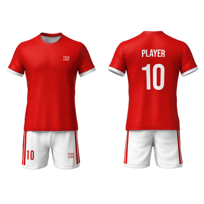 Custom Soccer Uniform – Solid Design – Personalized Kit