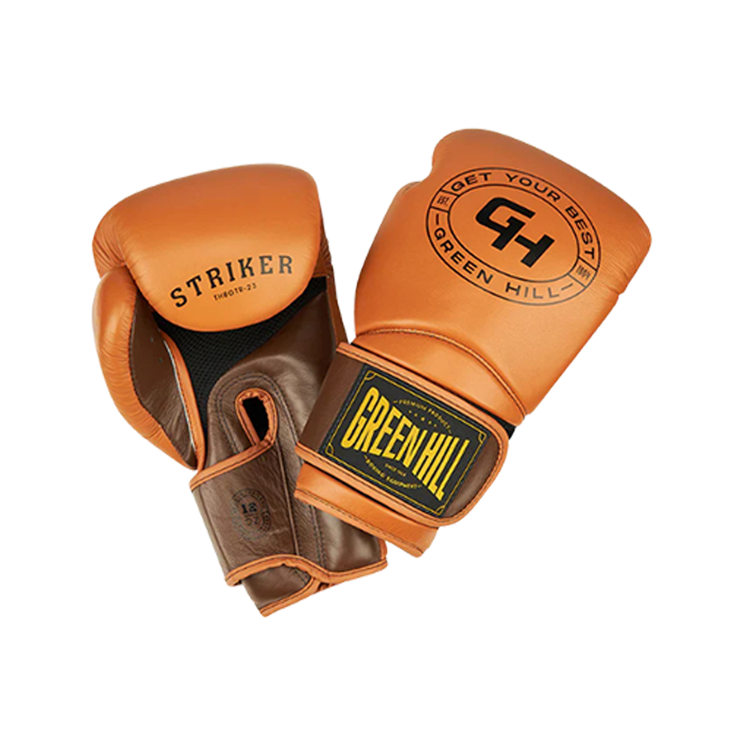 Boxing Gloves - STRIKER - Brown
