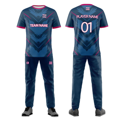 Custom Cricket Uniform - Abstract Accent - Personalized Cricket Kit