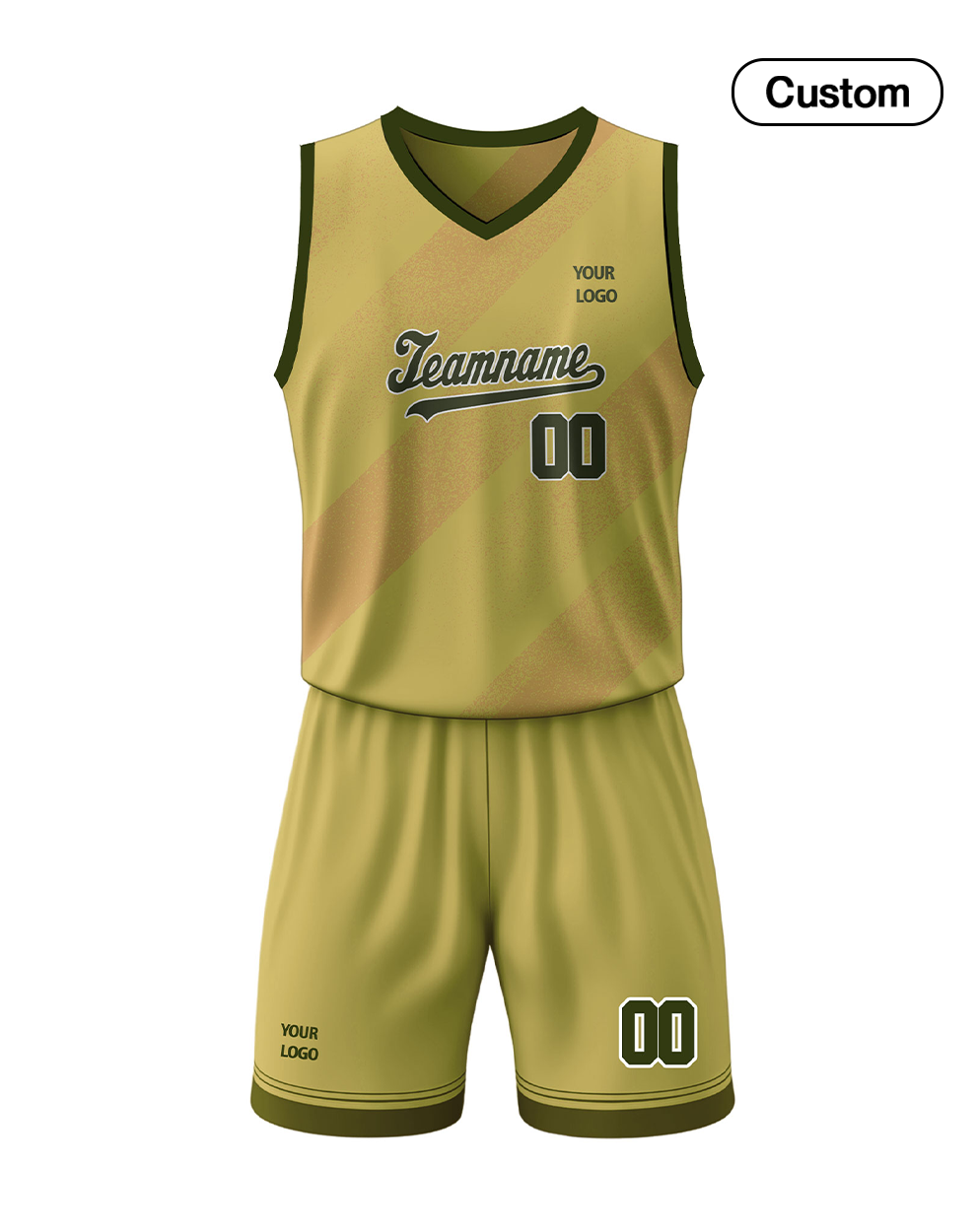 Custom Basketball Uniform - Patterned - Personalized Teamwear