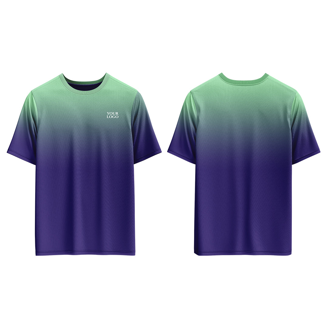 Custom T-Shirt - Gradient Design - Personalized Casual Wear