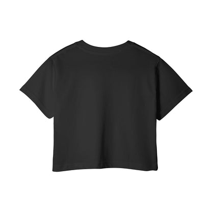 Custom Girls Crop-Top - Solid Design - Personalized Halftee
