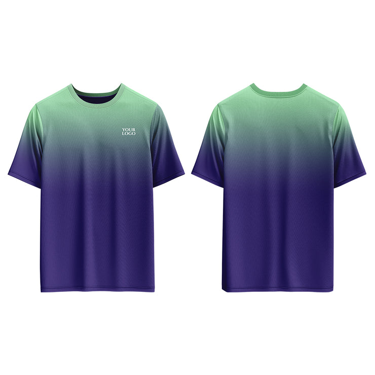 Casual T-Shirt - Gradients Custom Logos & Team Colors