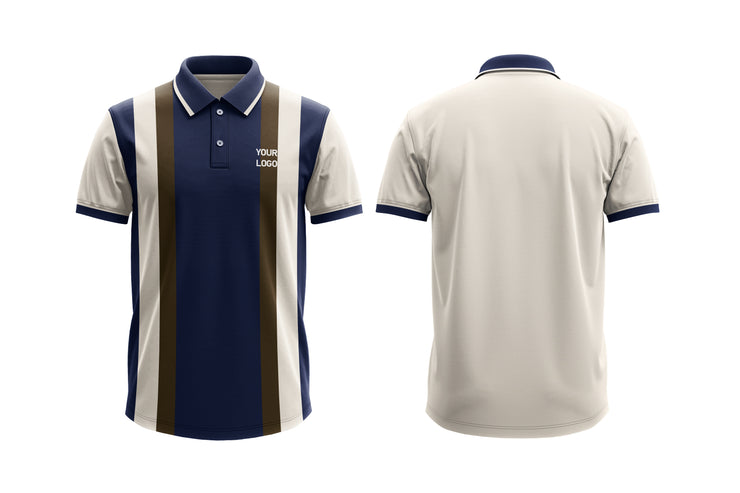 Polo Shirt – Striped Custom Colors, Logos & Styles