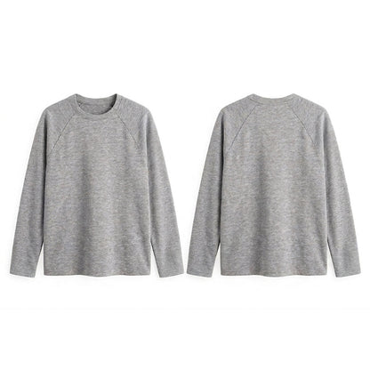 Custom Women Raglan Full Sleeves - Solid Color Personalized Tee