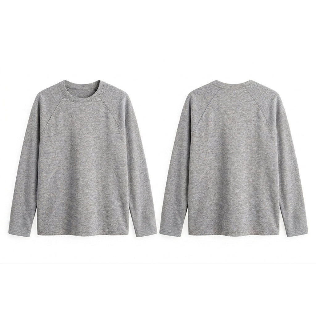 Custom Men Raglan Full Sleeves - Solid Color Personalized Top