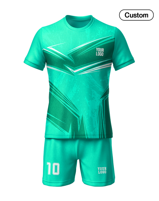 Custom Soccer Uniform – Abstract Design – Personalized Uniform