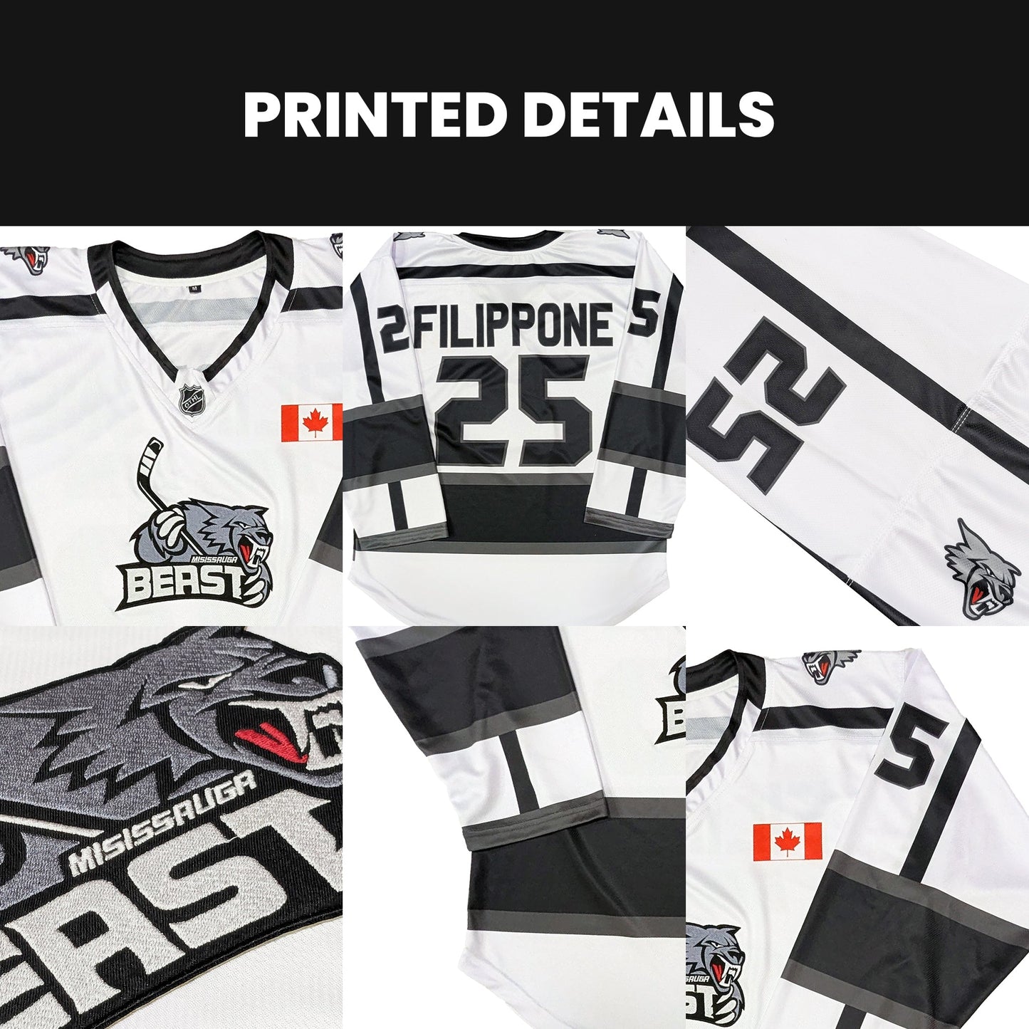 Custom Ice Hockey Jersey - Color Panel - Personalized Jersey
