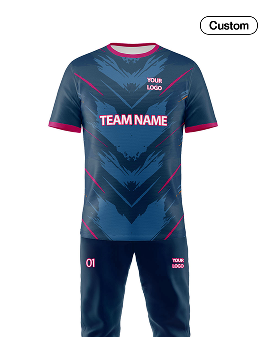 Custom Cricket Uniform - Abstract Accent - Personalized Cricket Kit