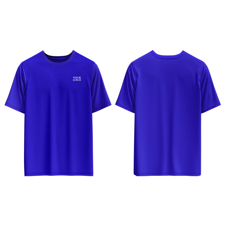 Casual T-Shirt - Solid Custom Logos & Team Colors