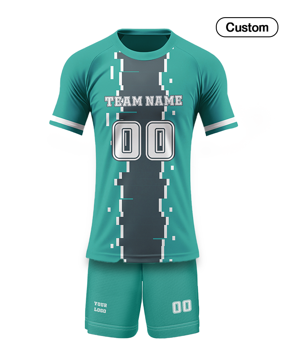 Custom Volleyball Uniform - Graphic Design - Personalized Team Kit