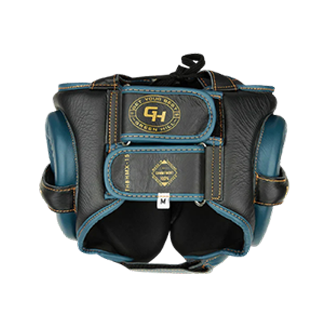 Boxing Head Gear - AZTEC - Blue Black