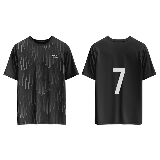 Soccer Training T-Shirts – Geometric Custom Logos & Team Colors