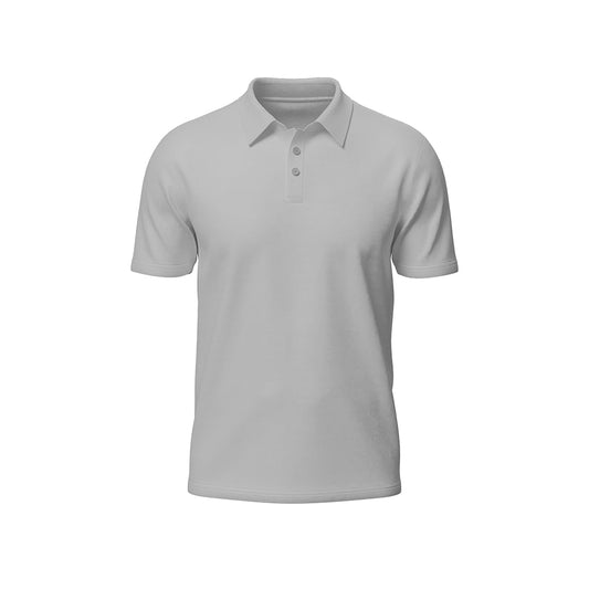 Workwear Polo T-Shirt - Solid Design Gray - Personalized Gear