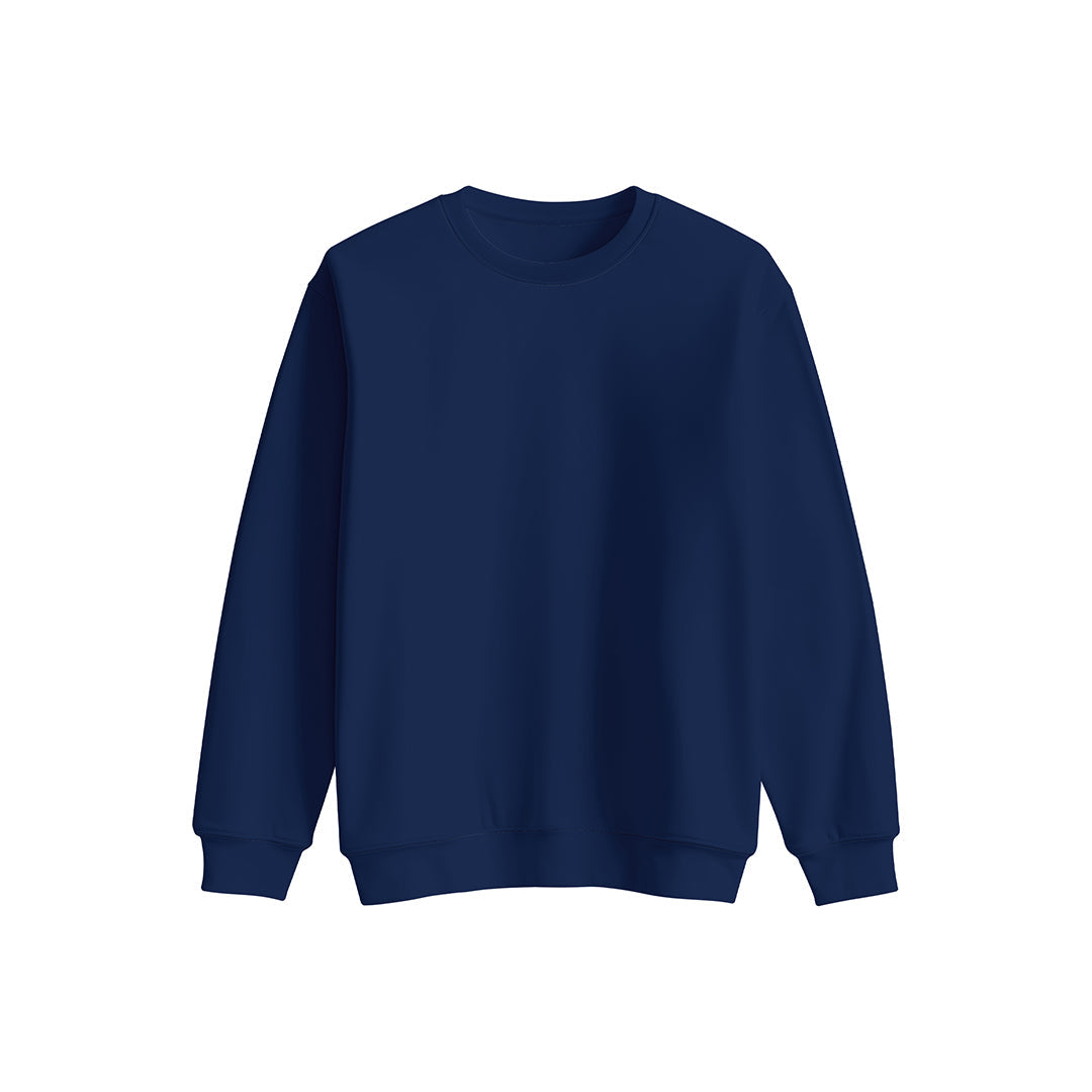 Custom Girls Sweatshirt - Solid Design Personalized Crewneck