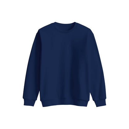 Custom Girls Sweatshirt - Solid Design Personalized Crewneck
