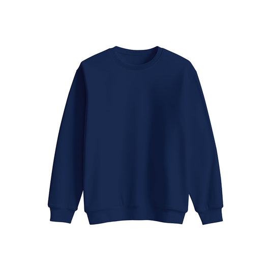 Custom Girls Sweatshirt - Solid Design Personalized Crewneck
