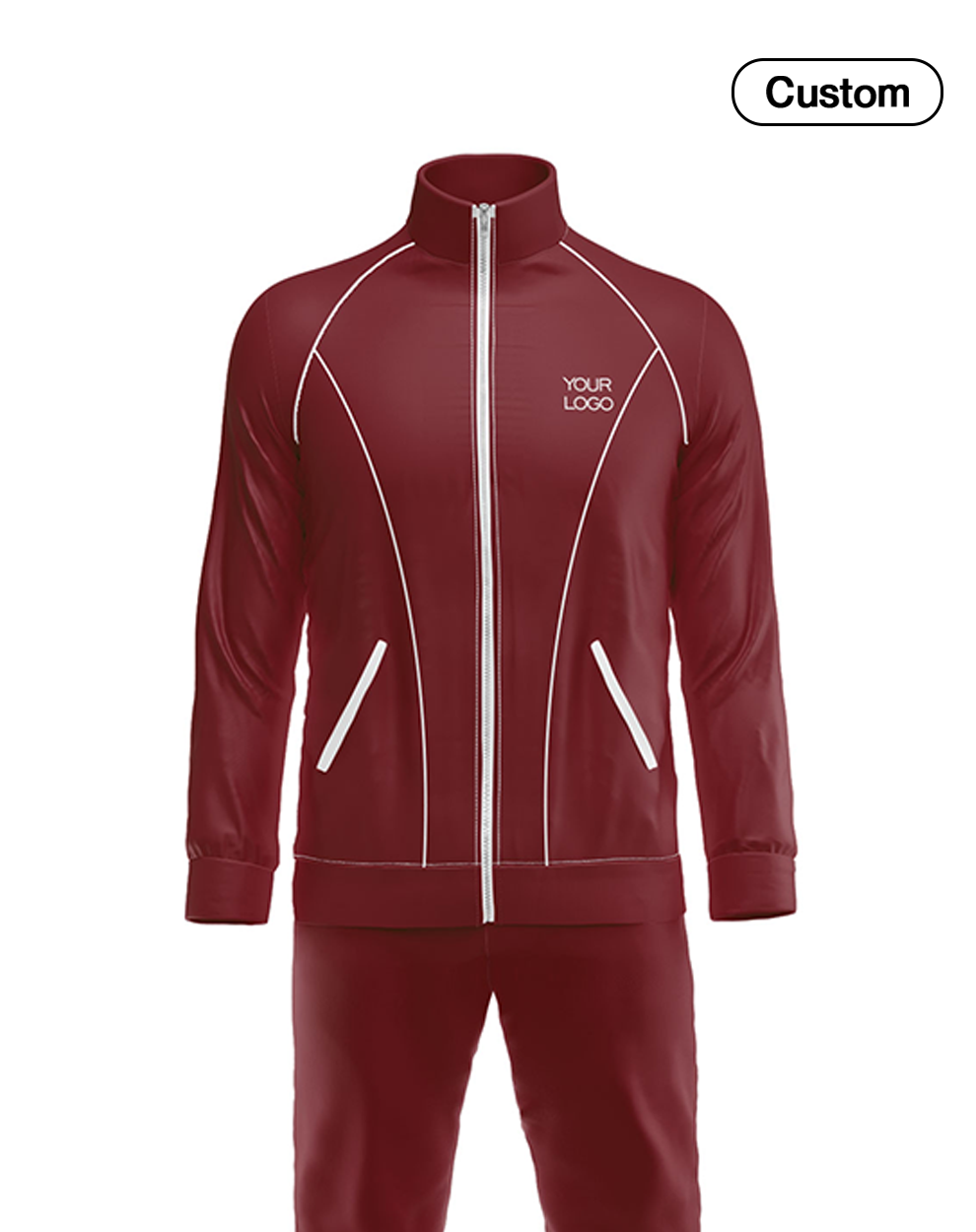 Custom Tracksuit – Abstract Accent Design – Personalized Tracksuit