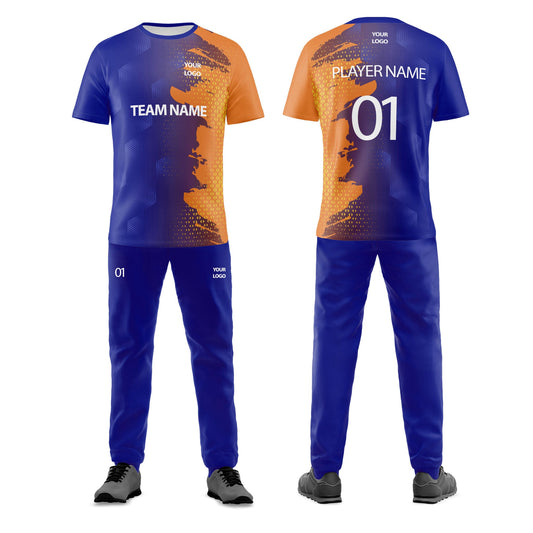 Custom Cricket Uniform - Gradient Splash Design - Personalized Kit