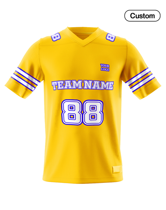 Custom American Football Jersey – Solid Design Personalized Jersey