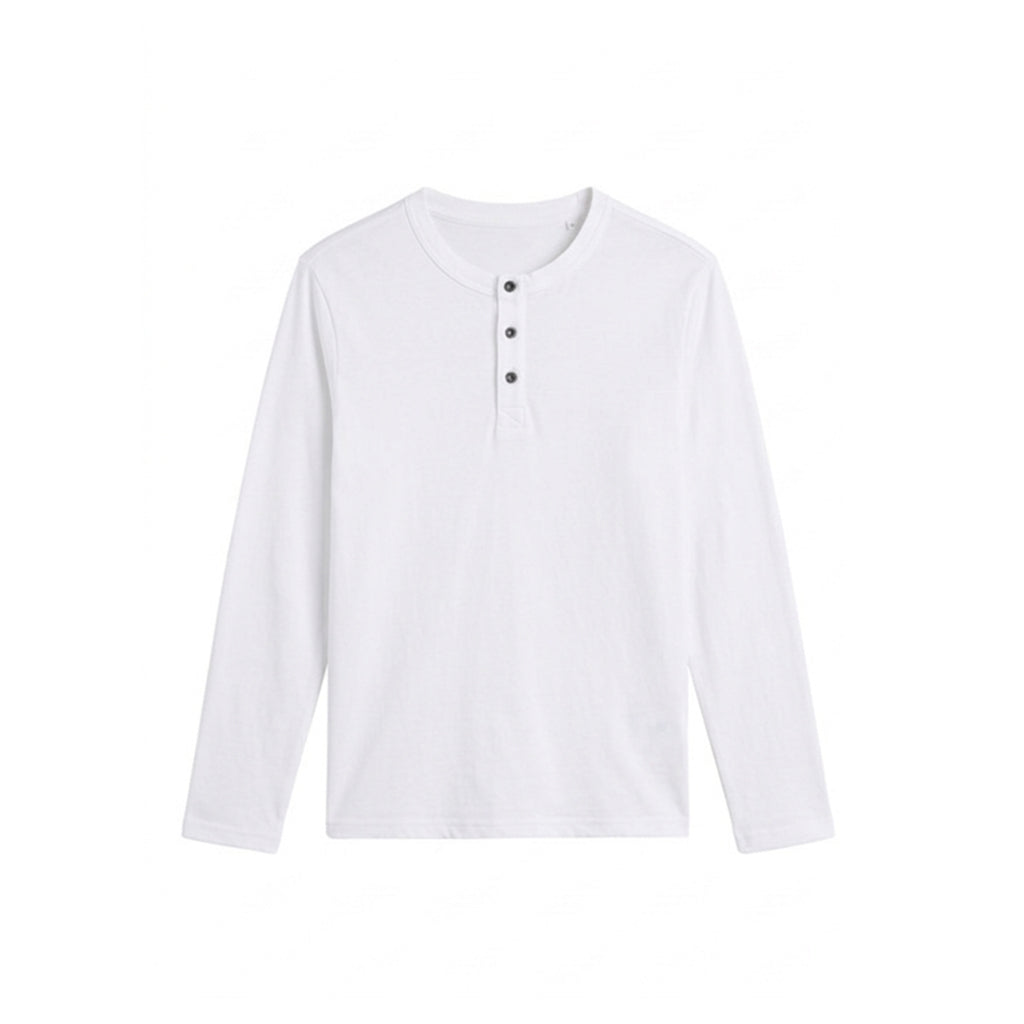 Custom Women Henley Full Sleeves Henley - Solid Color Personalized Tee