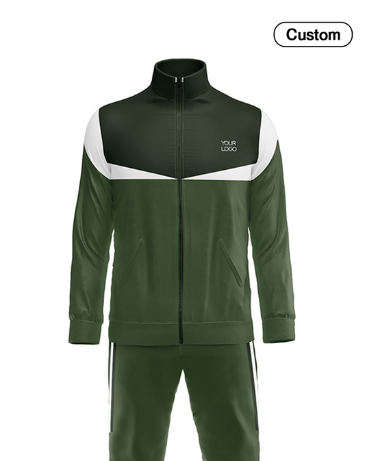 Custom Tracksuit – Contrast Accent Panel – Personalized Fitness Set