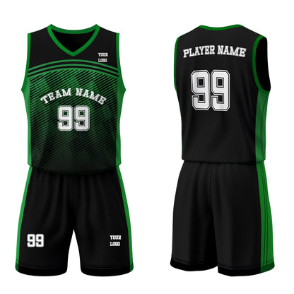 Custom Basketball Uniform - Gradient Square - Personalized Sportswear