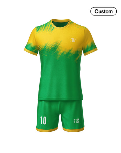 Custom Soccer Uniform – Brush Stroke Design – Personalized Uniform