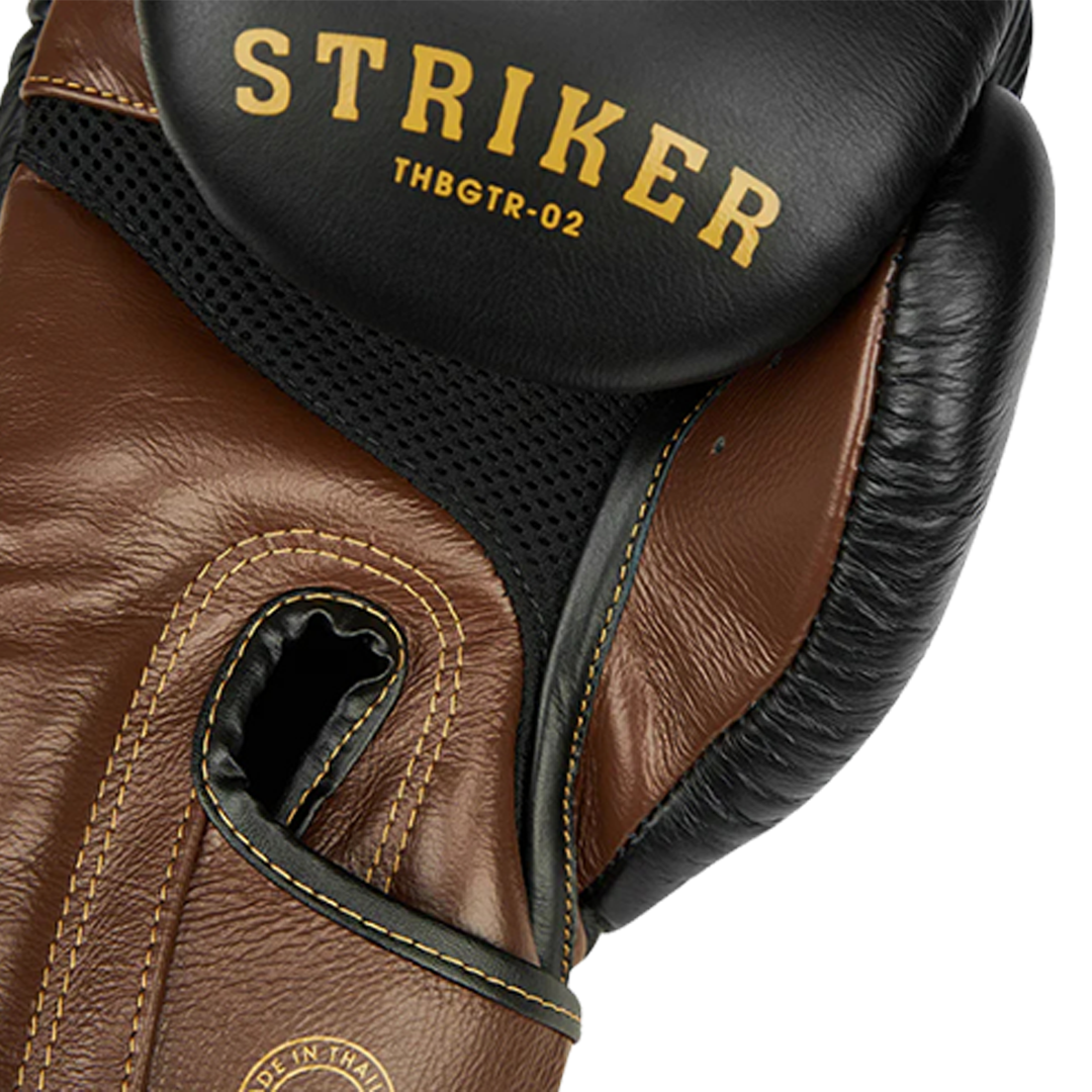 Boxing Glove - STRIKER - Black Brown