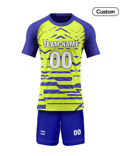 Custom Volleyball Uniform - Abstract Geo - Personalized Kit