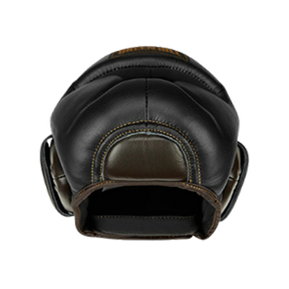 Boxing Head Gear - KEEPER - Black Brown