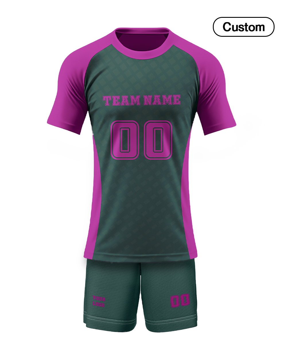 Custom Volleyball Uniform - Raglan Design - Personalized Uniform