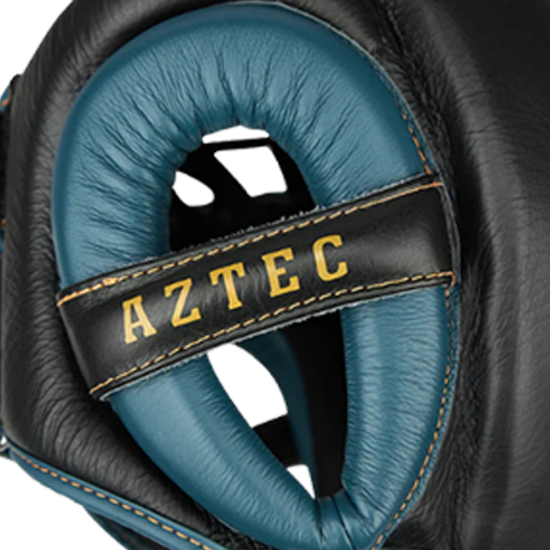 Boxing Head Gear - AZTEC - Blue Black