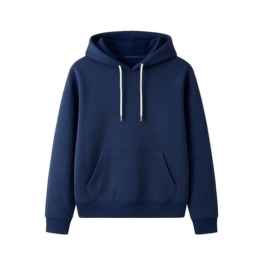 Workwear Hoodie - Solid Color Navy Personalized Pullover