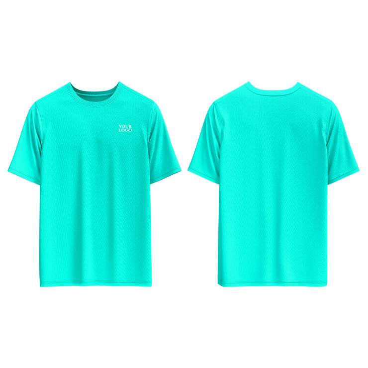 Casual T-Shirt - Solid Custom Logos & Team Colors