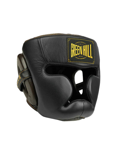 Boxing Head Gear - KEEPER - Black Brown