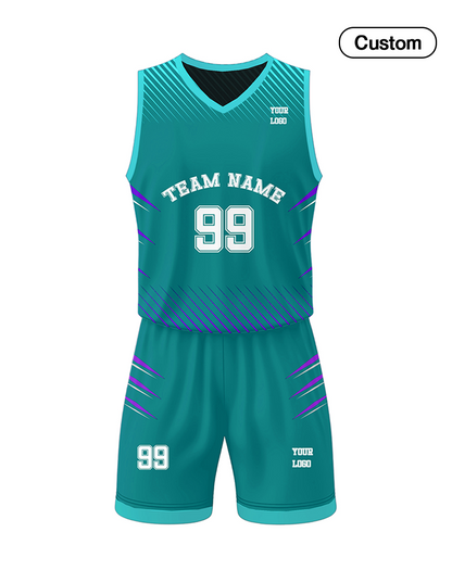 Custom Basketball Uniform – Accent Design – Personalized Uniform