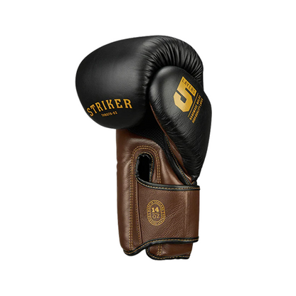 Boxing Glove - STRIKER - Black Brown