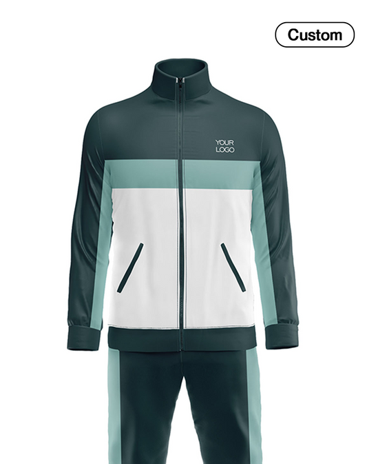 Custom Tracksuit - Tri-Color Block - Personalized Tracksuit