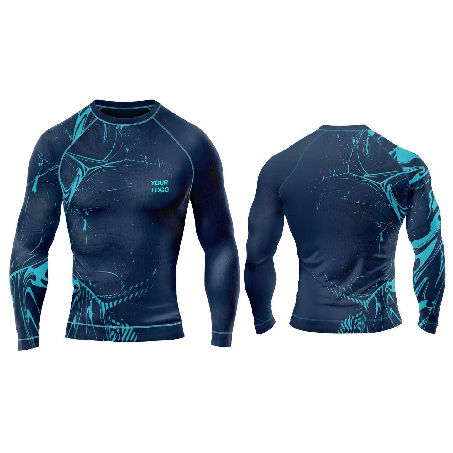 Custom Rash Guard - Multi-Pattern Abstract - Personalized Gear