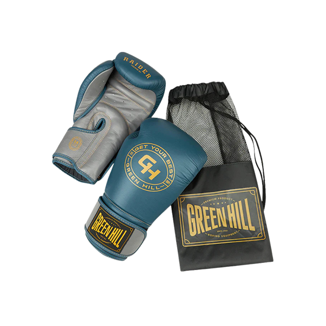 Boxing Gloves - RAIDER - Blue Grey