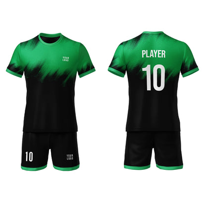 Custom Soccer Uniform – Brush Stroke Design – Personalized Uniform