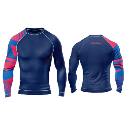 Custom Rash Guard - Multi-Pattern Abstract - Personalized Gear
