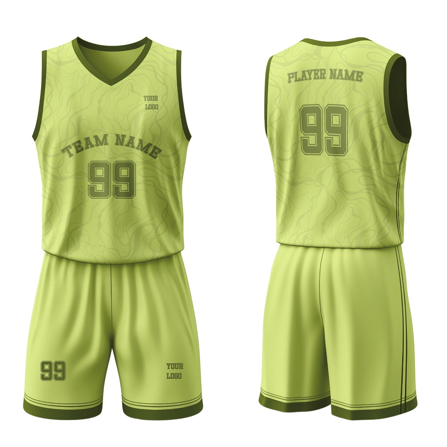 Custom Basketball Uniform – Abstract Seamless – Personalized Gamewear