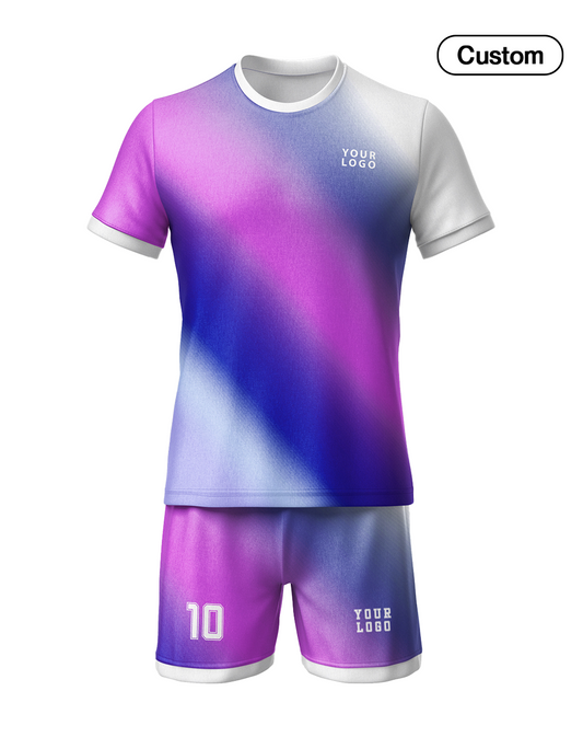 Custom Soccer Uniform – Gradient Design – Personalized Team Kit