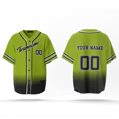 Custom Baseball Jersey - Gradient Design - Personalized Jersey