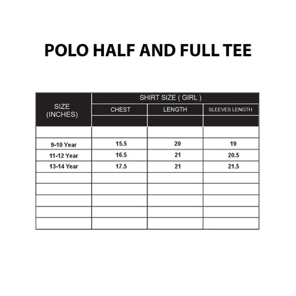Custom Girls Polo - Solid Design - Personalized Top