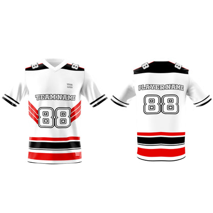 Custom American Football Jersey - Trim Design - Personalized Jersey