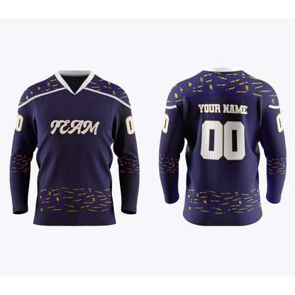 Custom Ice Hockey Jersey - Accent Design - Personalized Top